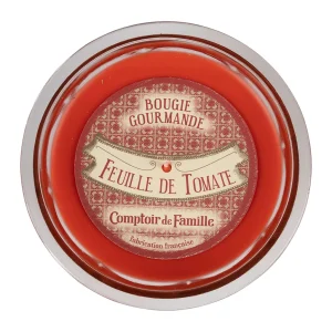 Comptoir De Famille Bougie Feuille Tomate Gourmande Rouge 10