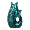 Côté Table Vase Poisson Mer Emeraude 24×16.5xh39.5cm Gres 10