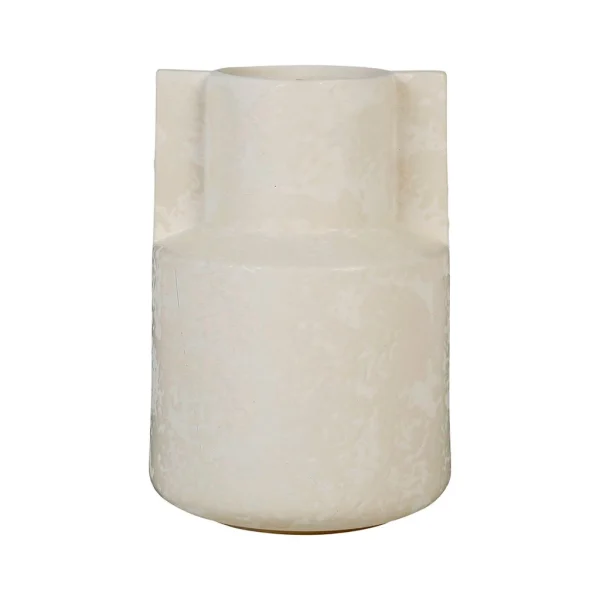 Côté Table Vase Lisla Blanc Mat D15xh22cm Faience 1