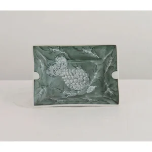 Côté Table Cendriers En Porcelaine Fleurs Vert – Qing 14