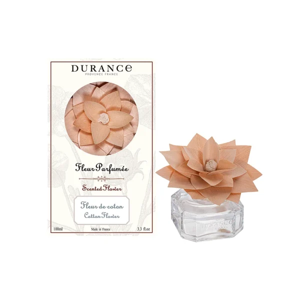 Durance Fleur Parfumée En Bois 100 Ml Fleur De Coton 1