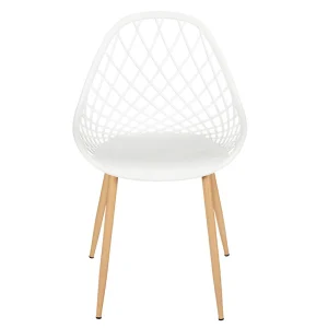 Home Déco Factory Chaise De Jardin En Plastique Blanc – Malaga 10