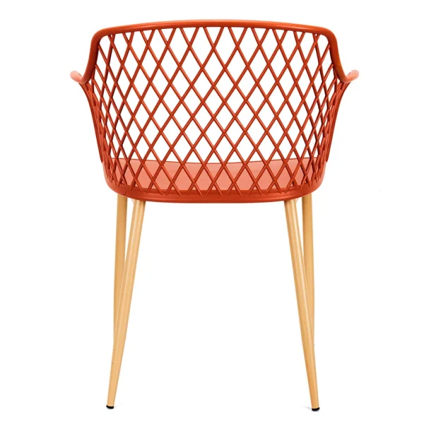 Home Déco Factory Fauteuil De Jardin Terracotta En Plastique Malaga 5