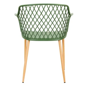 Home Déco Factory Fauteuil De Jardin Vert En Plastique Malaga 14