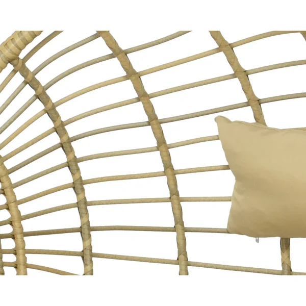 Kaemingk Fauteuil De Jardin Oeuf Suspendu En Resine Tressée Beige – London 3