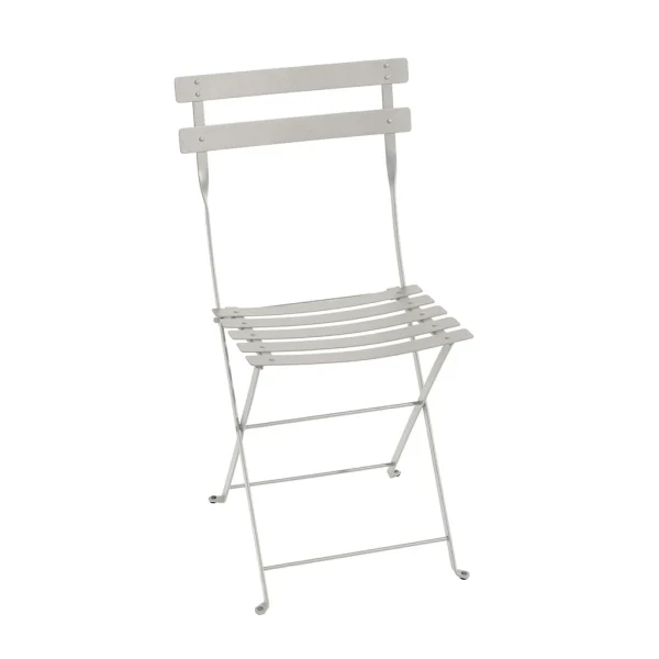 Fermob Chaise D’exterieur En Acier Gris Argile – Bistro 1