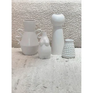 Opjet Vase Ceramique Point Blanc D10.1xh13cm 6