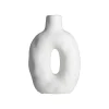 Gusta Vase Rond 14.6×7.6xh21.8cm Blanc 17