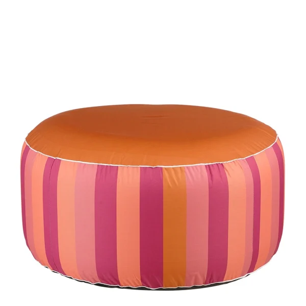 Mica Décorations Pouf Gonflable Ligne Violet Avec Pompe – Novia 1