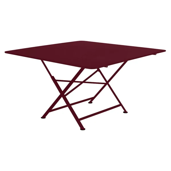 Fermob Table De Jardin Pliante Carrée En Acier Cerise 128x128cm – Cargo 1