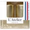 Atelier Denis Boite De 2 Bougies Cylindriques – Or 8