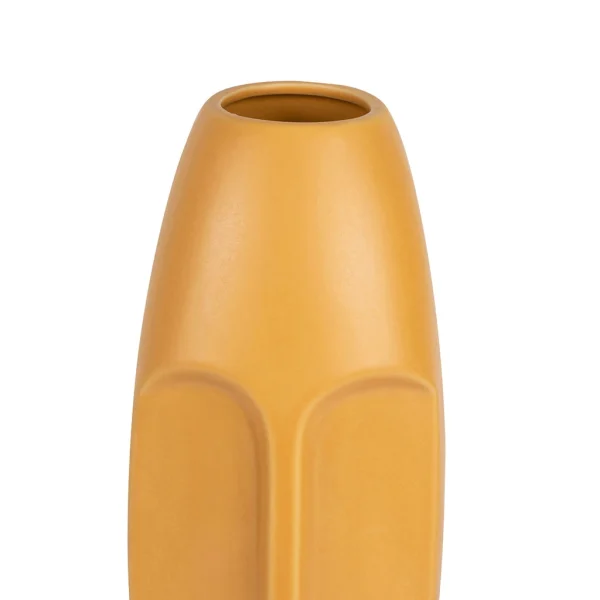 SEMA DESIGN Vase Face Jaune En Grès 3