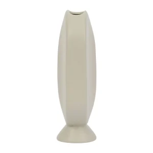 SEMA DESIGN Vase Face Grege 9×5.5xh17.5cm Gres 9