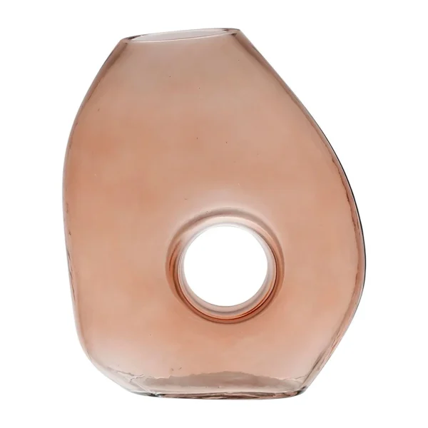 SEMA DESIGN Vase Transparent Terracotta En Verre – Cyrius 1